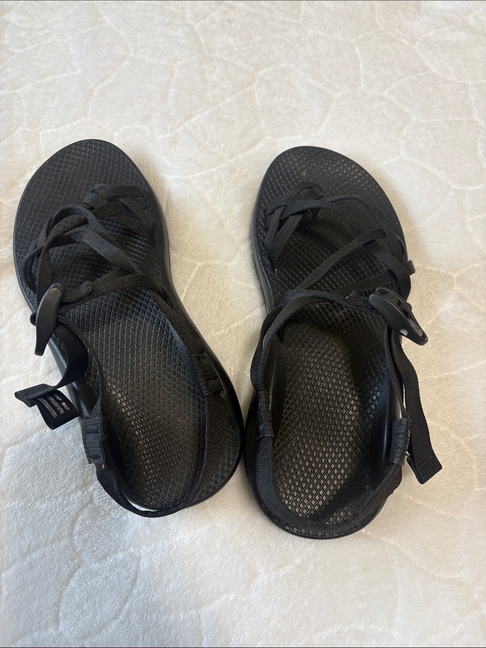 Chaco Women's Black Adjustable Strap Sport Sandals